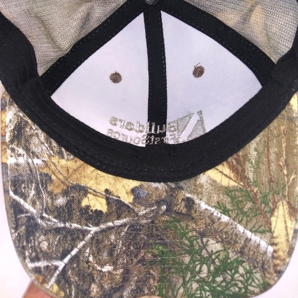 Real Tree OC Outdoor Cap Trucker Hat Camouflage Builders 1st Source Hook & Loop - Picture 5 of 6